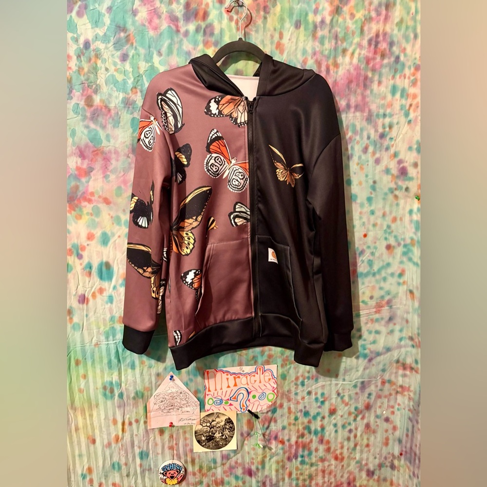 Butterfly Print Hoodie